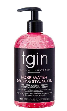 TGIN -ROSE WATER defining styling gel Rose&Hibiscus
