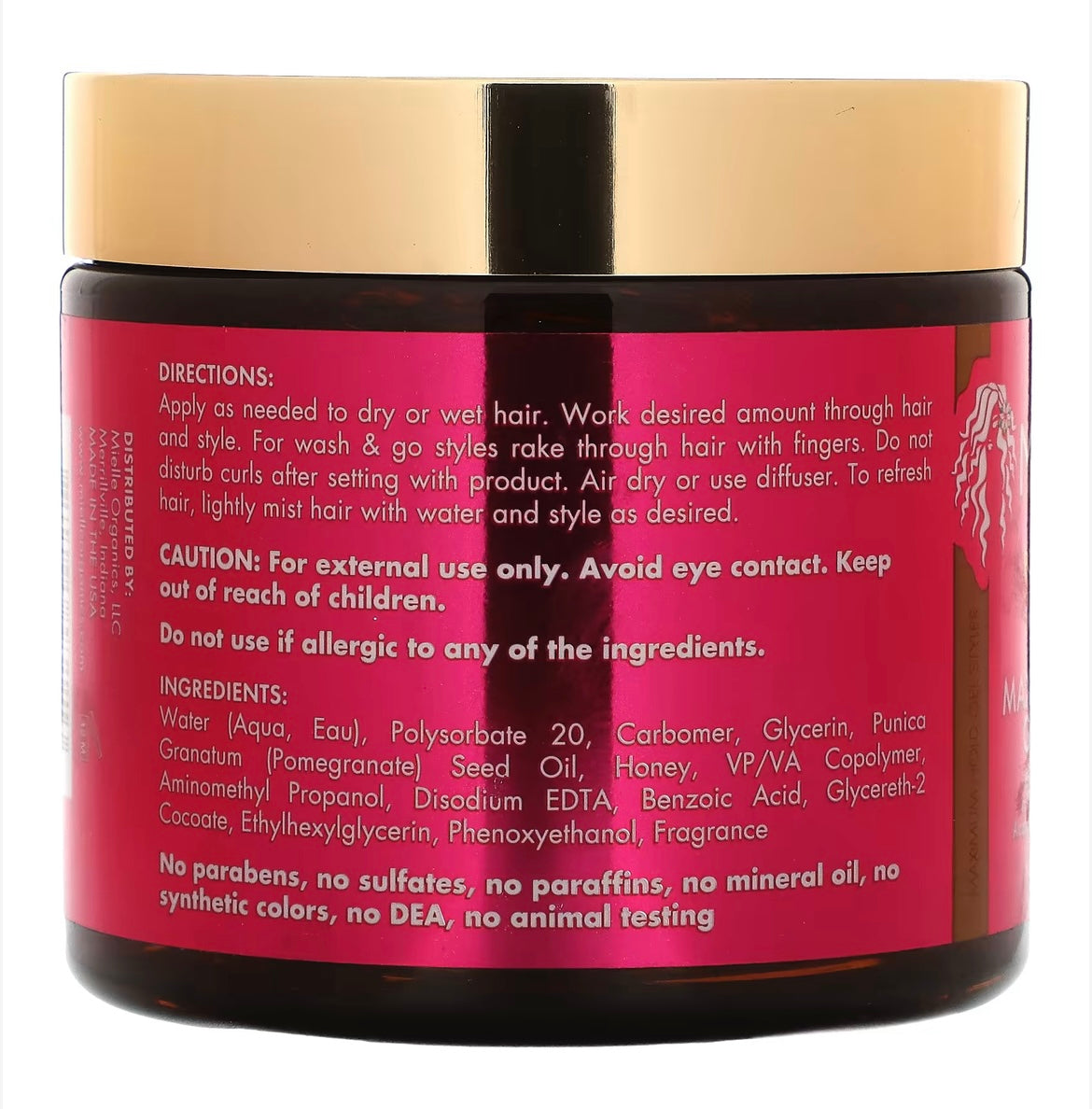 Mielle Maximum Hold gel styler 454g