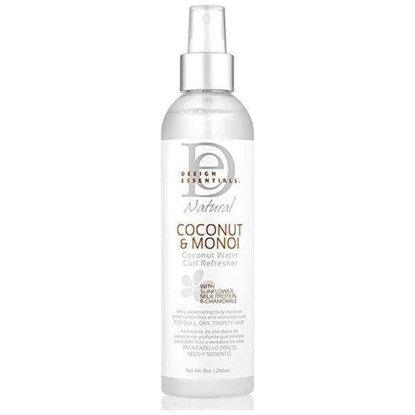 Rafraîchisseur de boucles à l'eau de coco Design Essentials Coconut & Monoï 266 ml