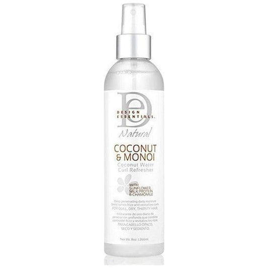 DESIGN ESSENTIALS-Rafraîchisseur de boucles  Coconut & Monoï 266ML