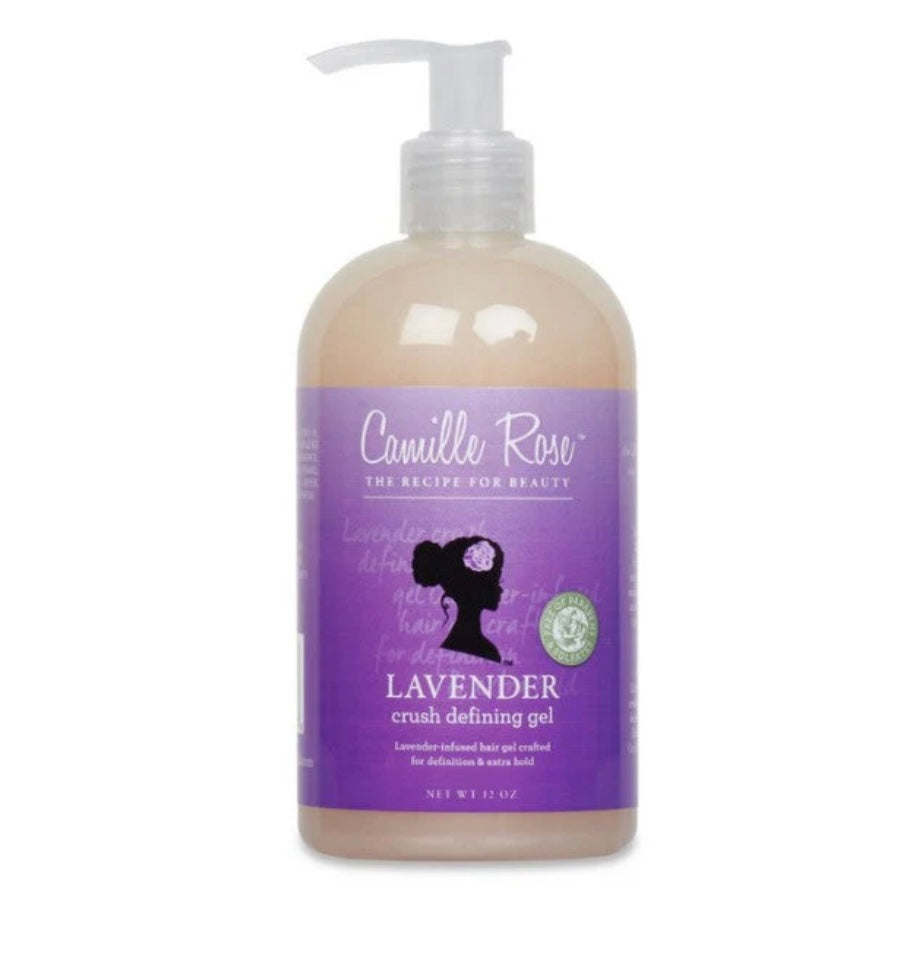 CAMILLE ROSE -Lavender Crush Gel Définition Tenue Extra Réparation Intense pour Cheveux Fins