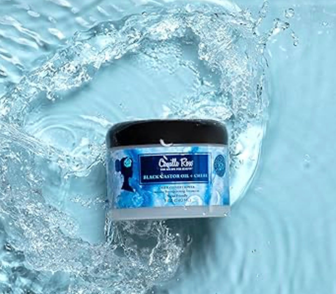 CAMILLE ROSE -Black Castor Oil & Chebe masque profond réparateur