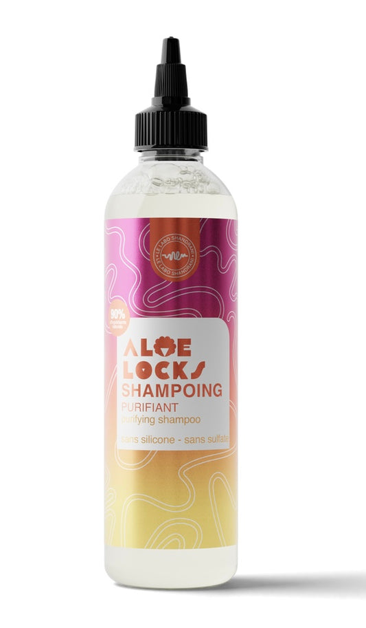 EASY POUSS-Shampoing Purifiant Baobab & Ortie Aloé Locks -           Sans sulfate, Sans silicone