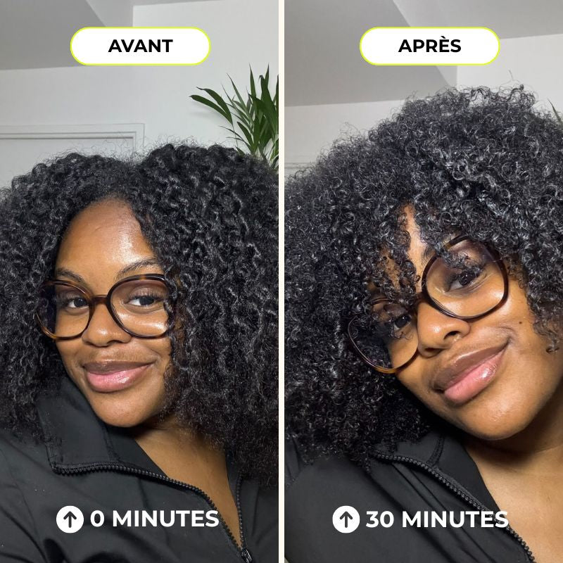 LA BOUCLETTE-Masque hydrate Hydrate en profondeur & renforce Cheveux ondulés, bouclés, frisés & crépus 72/100 Note Yuka 🥕250ML