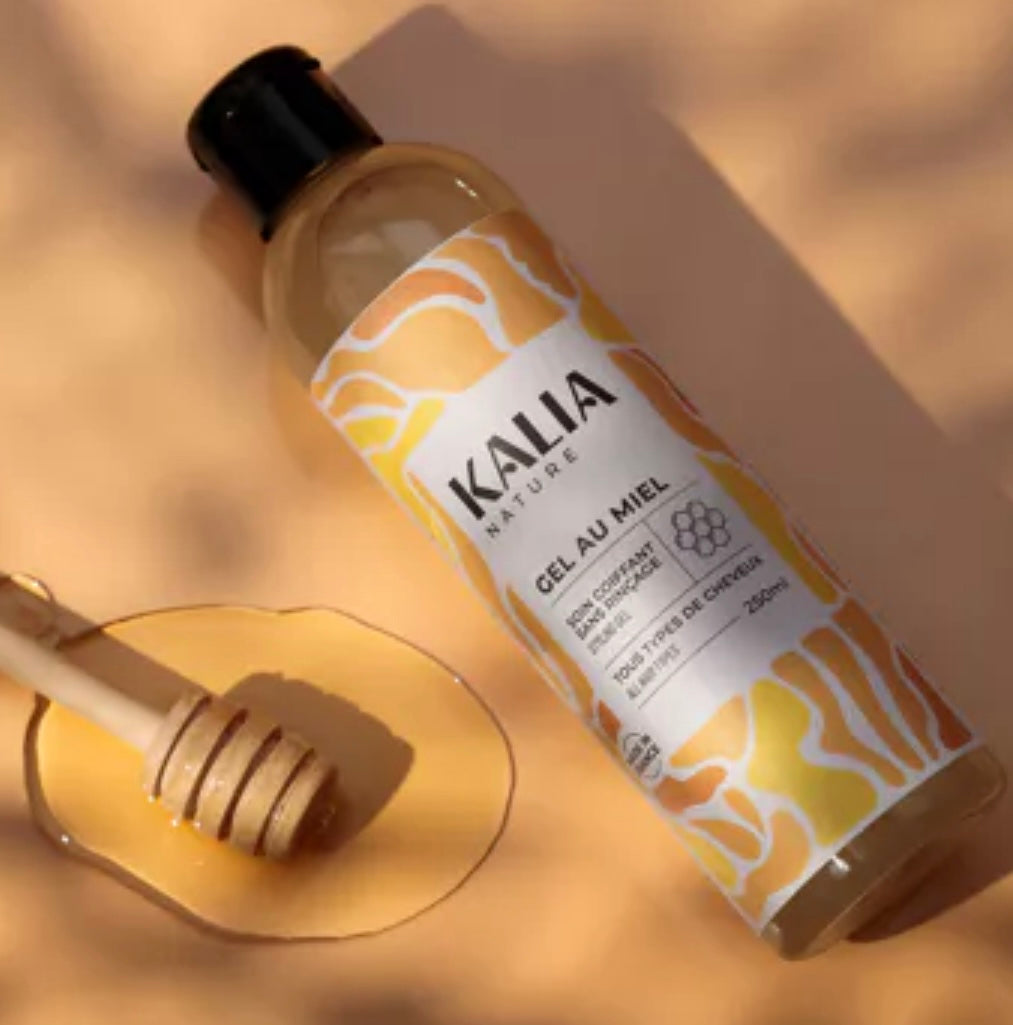KALIA NATURE -Gel au Miel Transformez Vos Cheveux Bouclés et Crépus Naturellement    250 ML