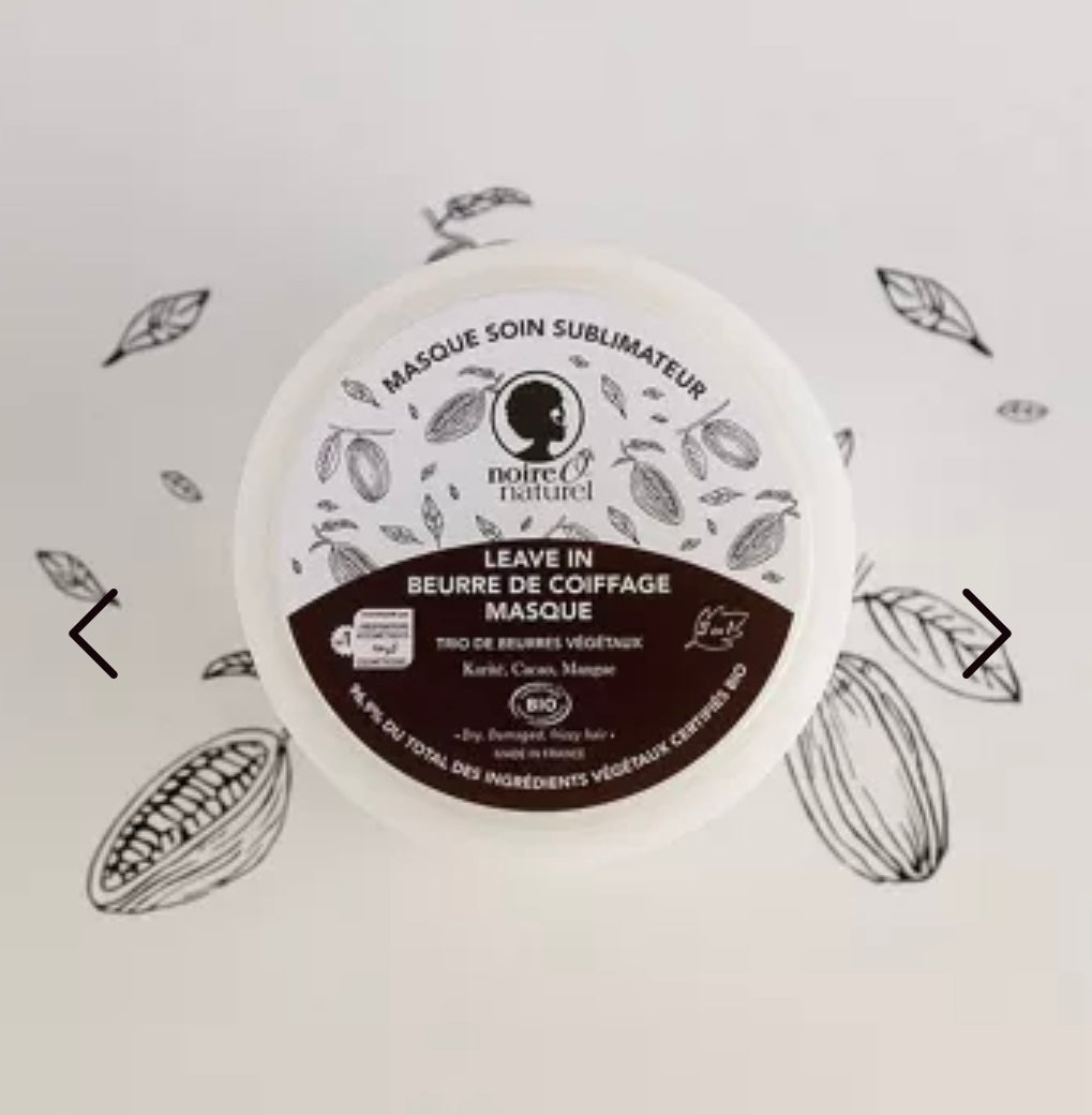 Masque capillaire nourrissant BIO 3 en 1 MASQUE SOIN SUBLIMATEUR - Noire Ô naturel