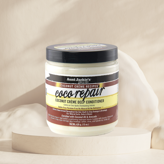 AUNT JACKIÉ’S-Après-Shampoing Réparateur Coco Repair - Avocat ,Mangue &Lin