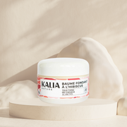KALIA NATURE -Baume Fondant à l'Hibiscus - Beurre de Karité, mangue &pepî de raisin Cheveux Bouclés & Crépus Doux, Nourris et Brillants