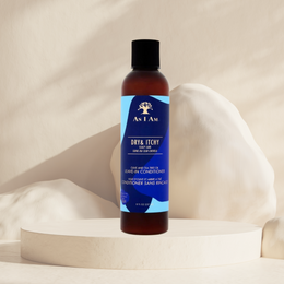 AS I AM-Leave-In Anti-Pelliculaire Dry & Itchy -Olive& tea tree oil 237ML