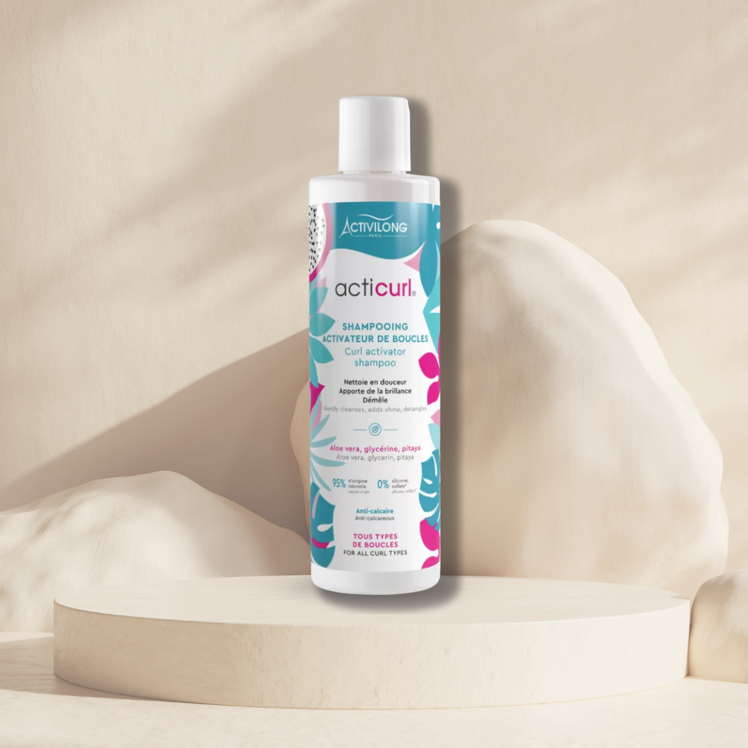 ACTIVILONG -Shampoing Activateur de Boucles Acticurl -Pitaya & Aloe-vera 300ML
