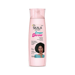 Skala Expert Crespo Divino Shampoing Divino Potao. Elimine les frisottis, hydrate, redonne vie aux cheveux ternes. Huile de Ricin. Huile d'Argan. Keratine Vegetale. Organics Beam.