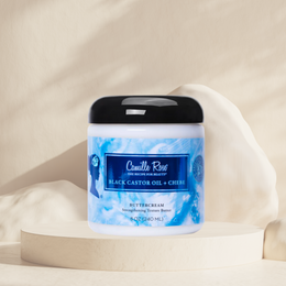 CAMILLE ROSE -Black Castor Oil & Chebe beurre réparateur coiffant