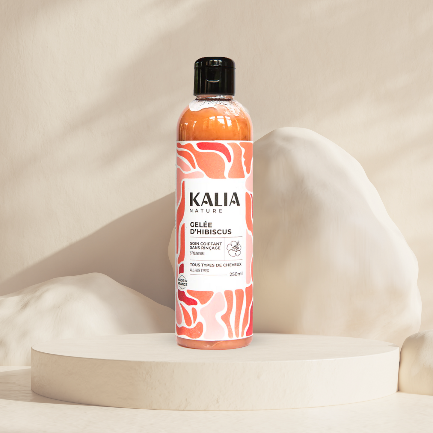 KALIA NATURE-Gelée d'Hibiscus Transformez Vos Cheveux Bouclés et Crépus Naturellement 250ML