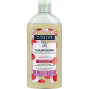 COSLYS -Shampooing protecteur de couleur 
Enrichi en huile de cerise et vinaigre de framboise bio 
Idéal pour les cheveux colorés et méchés
Parfum fruité et gourmand
Sans silicone, sans sulfates  79/100 Note Yuka 🥕250ML