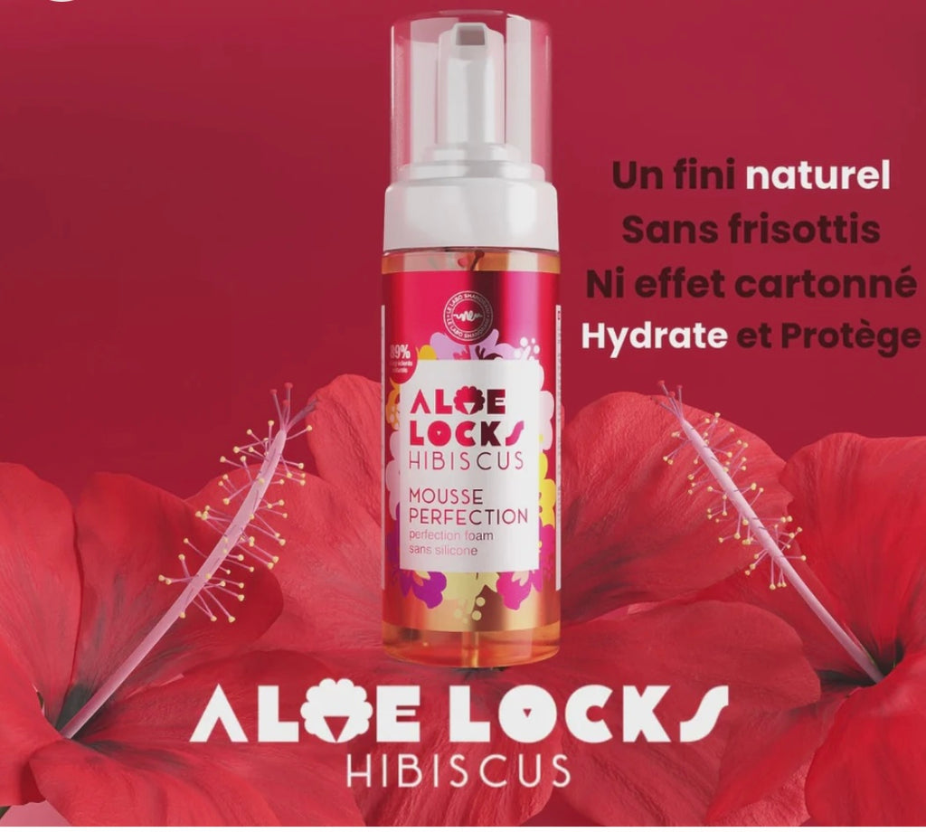 EASY POUSS-ALOE LOCKS HIBISCUS MOUSSE Coiffante Perfection 72/100 Note Yuka🥕165ML