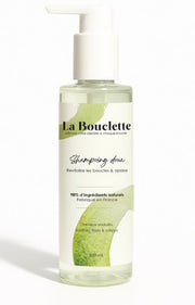 LA BOUCLETTE -Shampooing Doux Nettoyant et revitalisant extrait de coco et acide aminé de pomme 86/100 Note Yuka🥕250ML