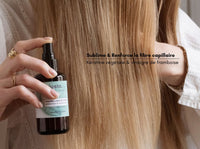 JUSTE .paris Spray thermo protecteur à la kératine végétale , vinaigre de framboise & Aloe Vera  lisseur, sèche cheveux & boucleur  100ML