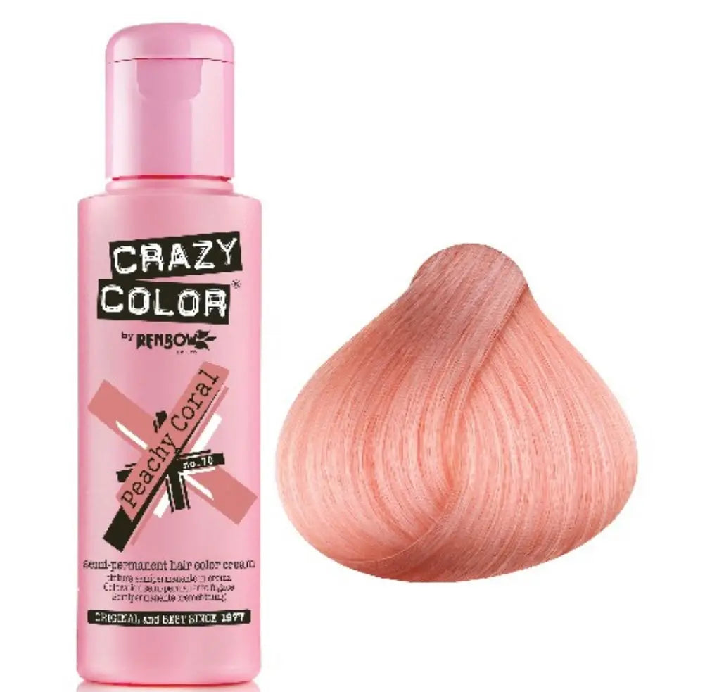CRAZY COLOR -PEACHY CORAL Crazy color