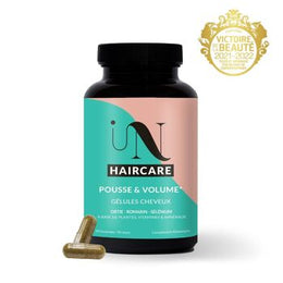 INHAIRCARE -Gélules - Cure pousse de cheveux ,fortifications 
Notre cure de 60 gélules 30 jours de traitement -naturelles et 100% vegan, enrichies en extraits de plantes :