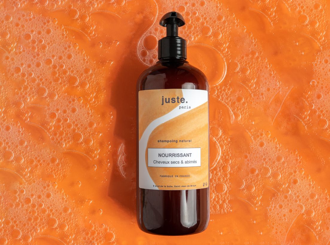 JUSTE .paris-Shampoing Cheveux Secs – Nourrissant, hydratant et réparateur -huile d’abyssine ,Miel &Proteine de blé 250ML