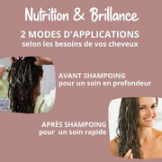 PROPOLIA-Masque cheveux certifié Bio Karité, Miel & Huile d'avocat 79/100 Note Yuka🥕200ML