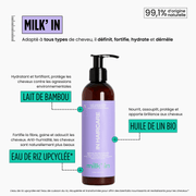 INHAIRCARE -Leave-in : Milk’ In- définit les boucles, hydrate et fortifie - 250ML