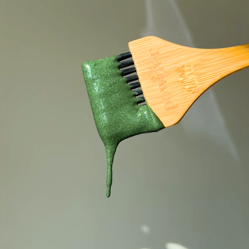 POWDER -Masque Capillaire Reparateur -Spiruline &Guimauve-Un soin profond qui restaure la fibre capillaire, prévient les fourches et redonne douceur et brillance aux cheveux.                     100g