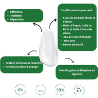 SHAERI-Crème de Soin nourrissante à l’huile d’argan & huile de figue de barbarie
100/100 Note Yuka🥕150 ml