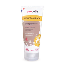 PROPOLIA -Shampoing doux certifié Bio Miel & Bambou 50/100 Note Yuka🥕200 ML