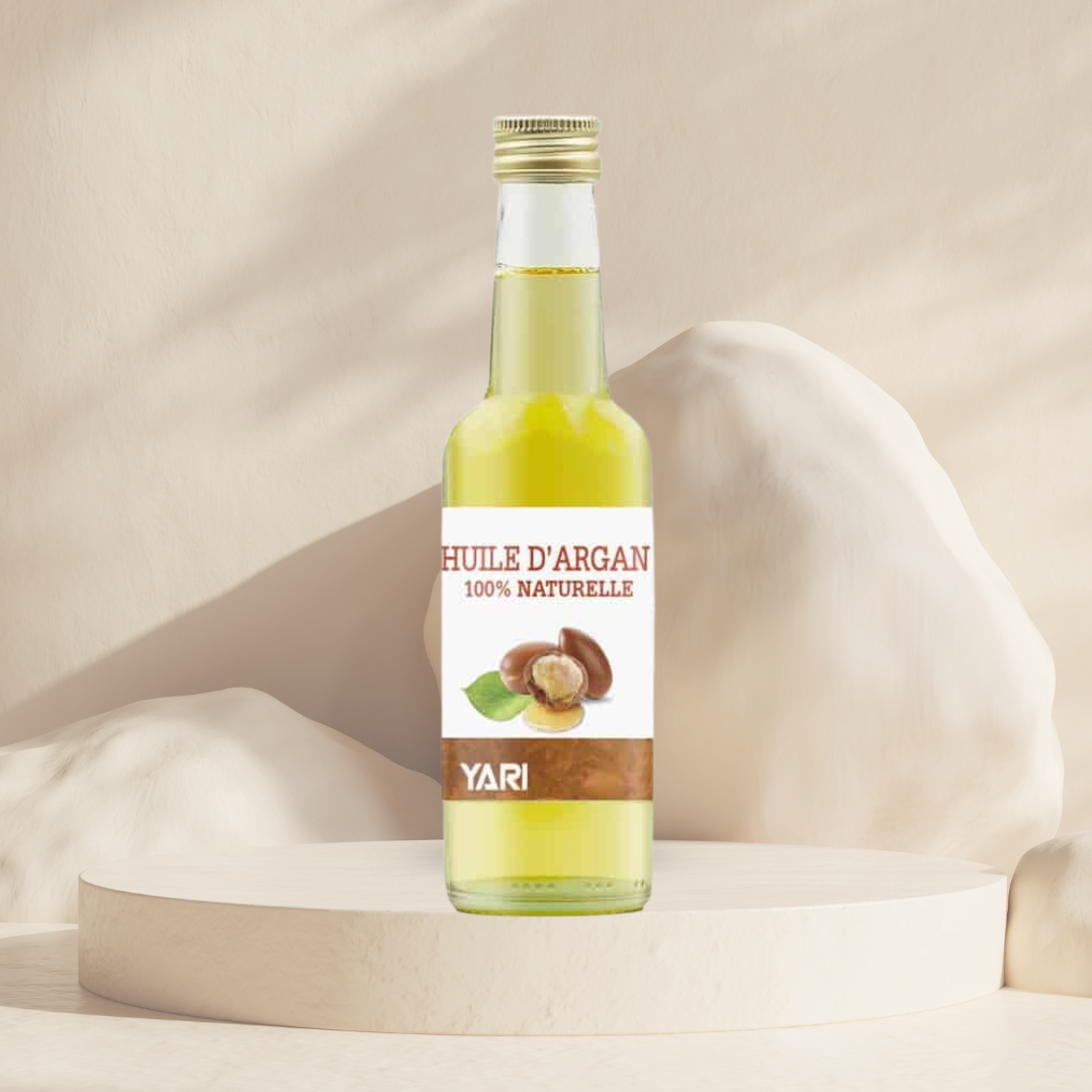 YARI-Huile d'Argan 100% Naturelle - pour cheveux & corps  100/100 Note Yuka 🥕250 ML