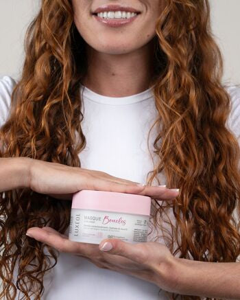 LUXÉOL-Masque Boucles Démêle instantanément, hydrate & nourrit 98% D’ingrédients d’origine naturelle 
Boucles hydratées et nourries
Boucles plus douces
Boucles gainées  100/100 note Yuka 🥕200ML