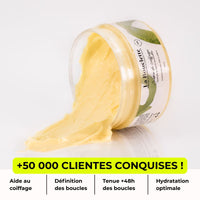 LA BOUCLETTE -Crème de Coiffage Hydrate et définit les boucles -Cheveux bouclés, frisés et crépus 86/100 Note Yuka 🥕200ML