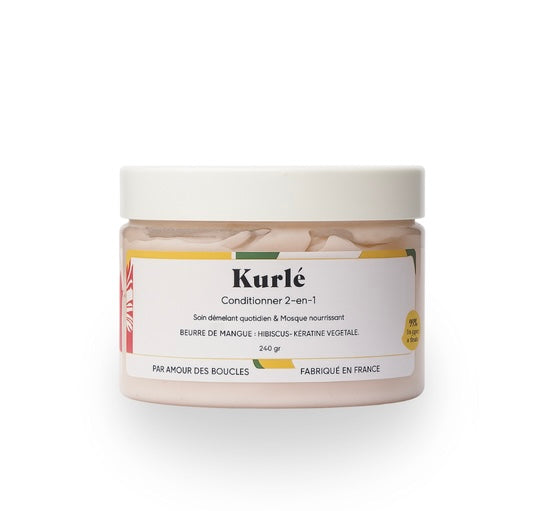 KURLÉ -Démêlant 2-en-1 Activateur de boucles Pour tous types de cheveux texturés
Facilite le démêlage & définit les boucles soin2-en-1 démêlant et nourrissant
N'alourdit pas vos boucles 240g