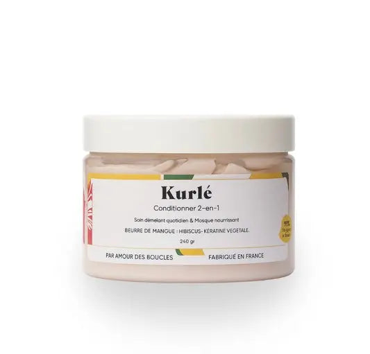 KURLÉ -Démêlant 2-en-1 Activateur de boucles Pour tous types de cheveux texturés
Facilite le démêlage & définit les boucles soin2-en-1 démêlant et nourrissant
N'alourdit pas vos boucles 240g KURLÉ