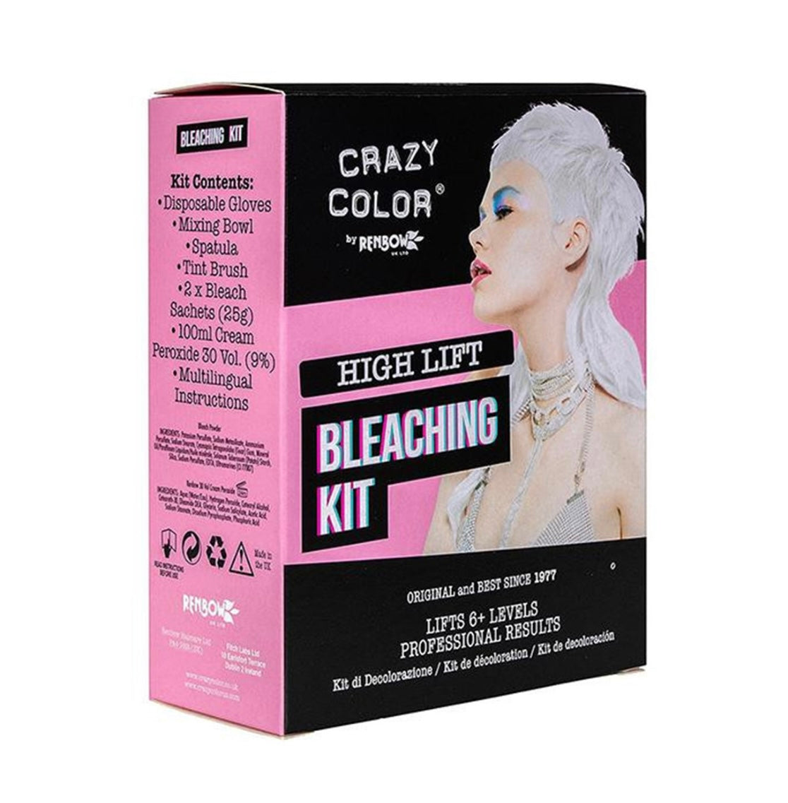 CRAZY COLOR Bleaching Kit de décoloration