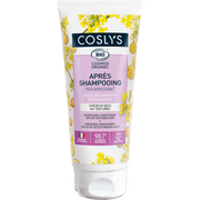 COSLYS -Après-shampooing nourrissant 
Enrichi en huile de cameline bio française
Idéal pour les cheveux secs ou texturés
Nourrit, hydrate et démêle
Révèle les boucles
Parfum 100 % d'origine naturelle
Texture non collante 79/100 Note Yuka 🥕200ML