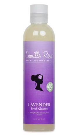 CAMILLE  ROSE -Shampooing nettoyant frais à la lavande , nutrition avancée pour tous types de cheveux                250 ml