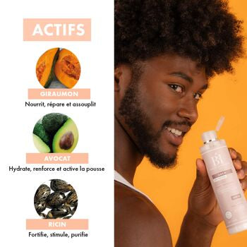 BEAUTÉ INSOLENTE-Leave-in Mon précieux Guiraumon, Karité ,Ricin  & Beurre de cacao 93/100 Note Yuka🥕250ML