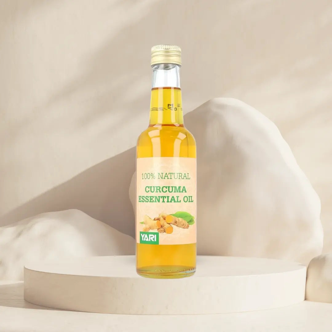 YARI-Huile de Curcuma 100% Naturelle 
antioxydante et lutte contre la chute de cheveux, le psoriasis les pellicules ainsi que les cheveux gras  100/100 Note Yuka 🥕250ML Yari