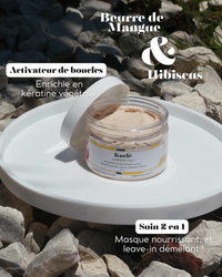 KURLÉ -Démêlant 2-en-1 Activateur de boucles Pour tous types de cheveux texturés
Facilite le démêlage & définit les boucles soin2-en-1 démêlant et nourrissant
N'alourdit pas vos boucles 240g