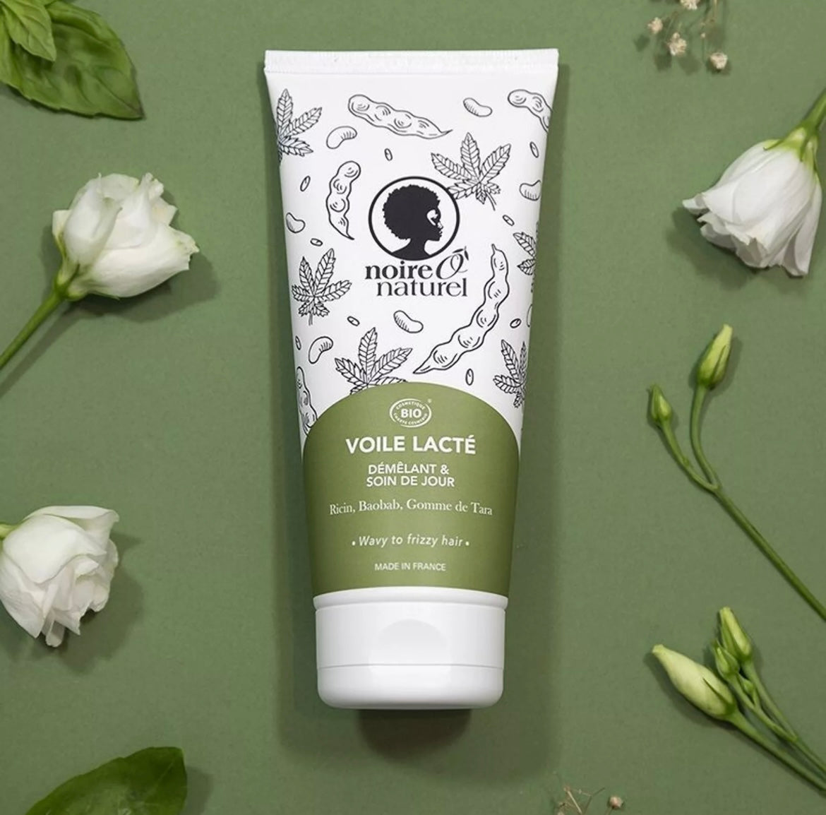 VOILE LACTE - Démêlant et Soin capillaire de jour sans rinçage - Noire Ô naturel