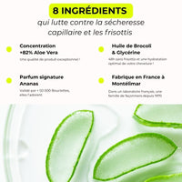 LA BOUCLETTE Gelée Coiffante.   Hydrate et fixe les boucles Aloe Vera , huile de brocoli et ananas 100/100 note Yuka 🥕200ML