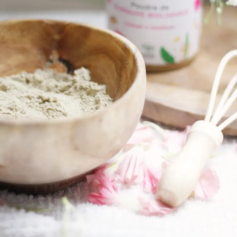 POWDER -Poudre de Guimauve Bio-hydratant apaisante gaines les cheveux facilite le démêlage 100g Powder