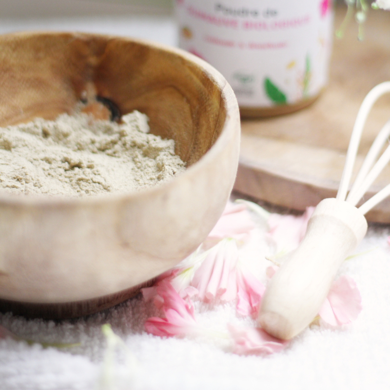 POWDER -Poudre de Guimauve Bio-hydratant apaisante gaines les cheveux facilite le démêlage 100g