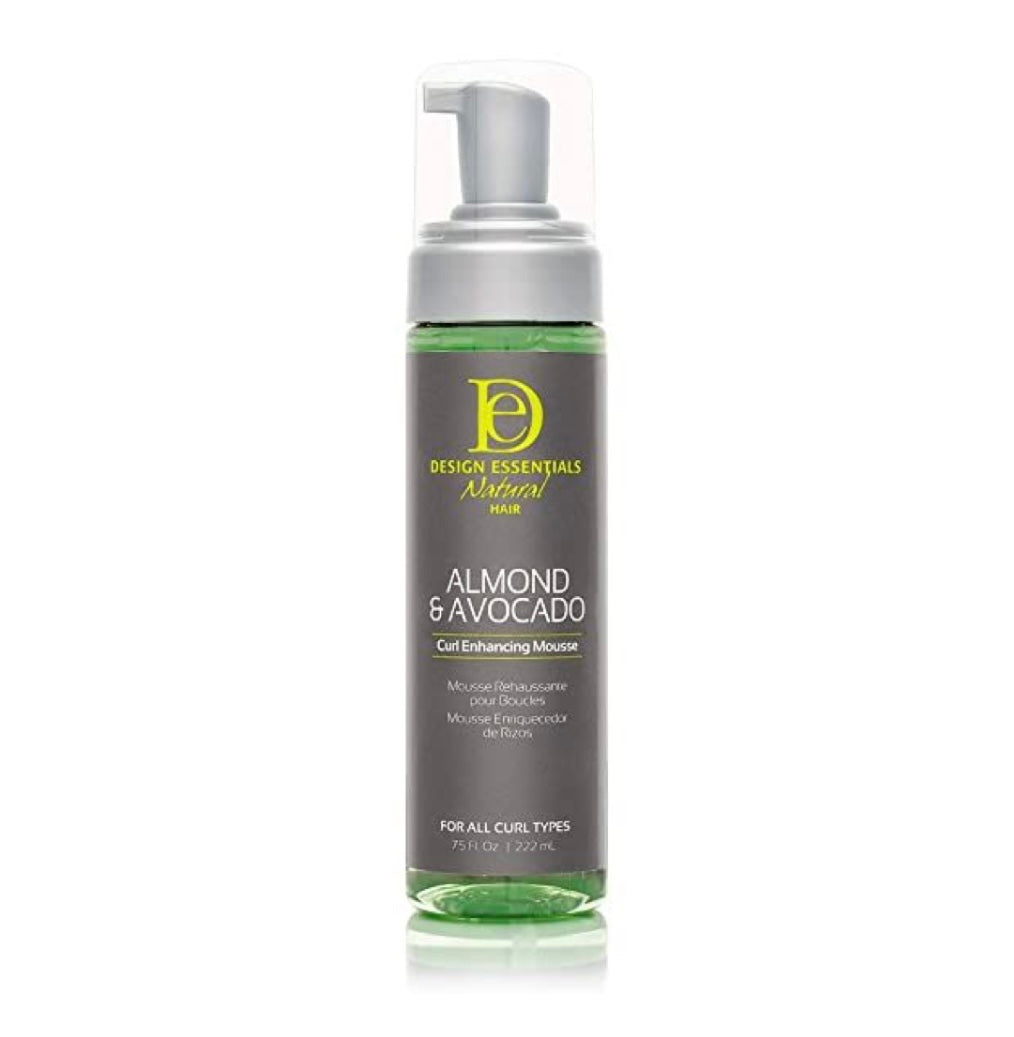 Almond & Avocado Curl Enhancing Mousse - Design Essentials 10oz 288ml
