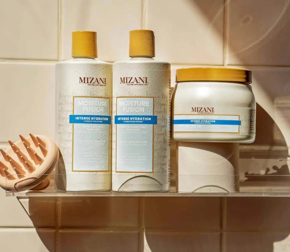MIZANI -Moisture Fusion Shampoing Hydratation intense Cupuaçu,Argan& Miel Mizani