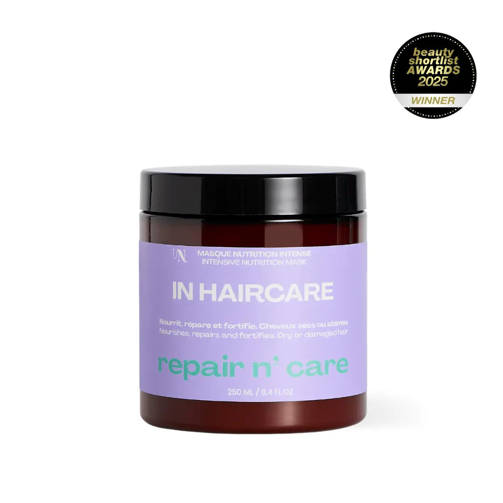 INHAIRCARE -Masque intense : Repair n' Care hydrate, nourrit et fortifie en profondeur - 250ML INHAIRCARE