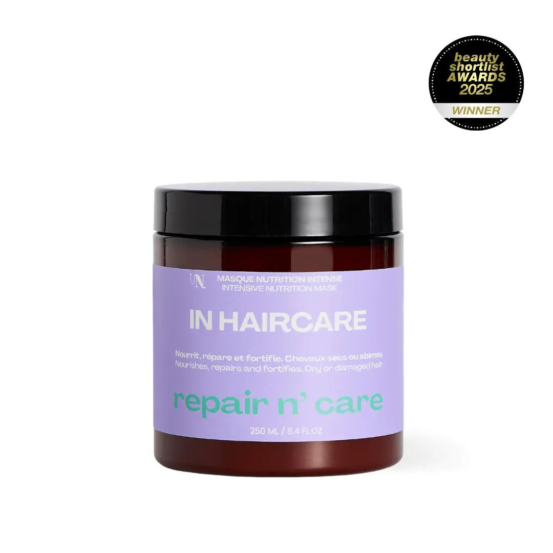 INHAIRCARE -Masque intense : Repair n' Care hydrate, nourrit et fortifie en profondeur - 250ML INHAIRCARE