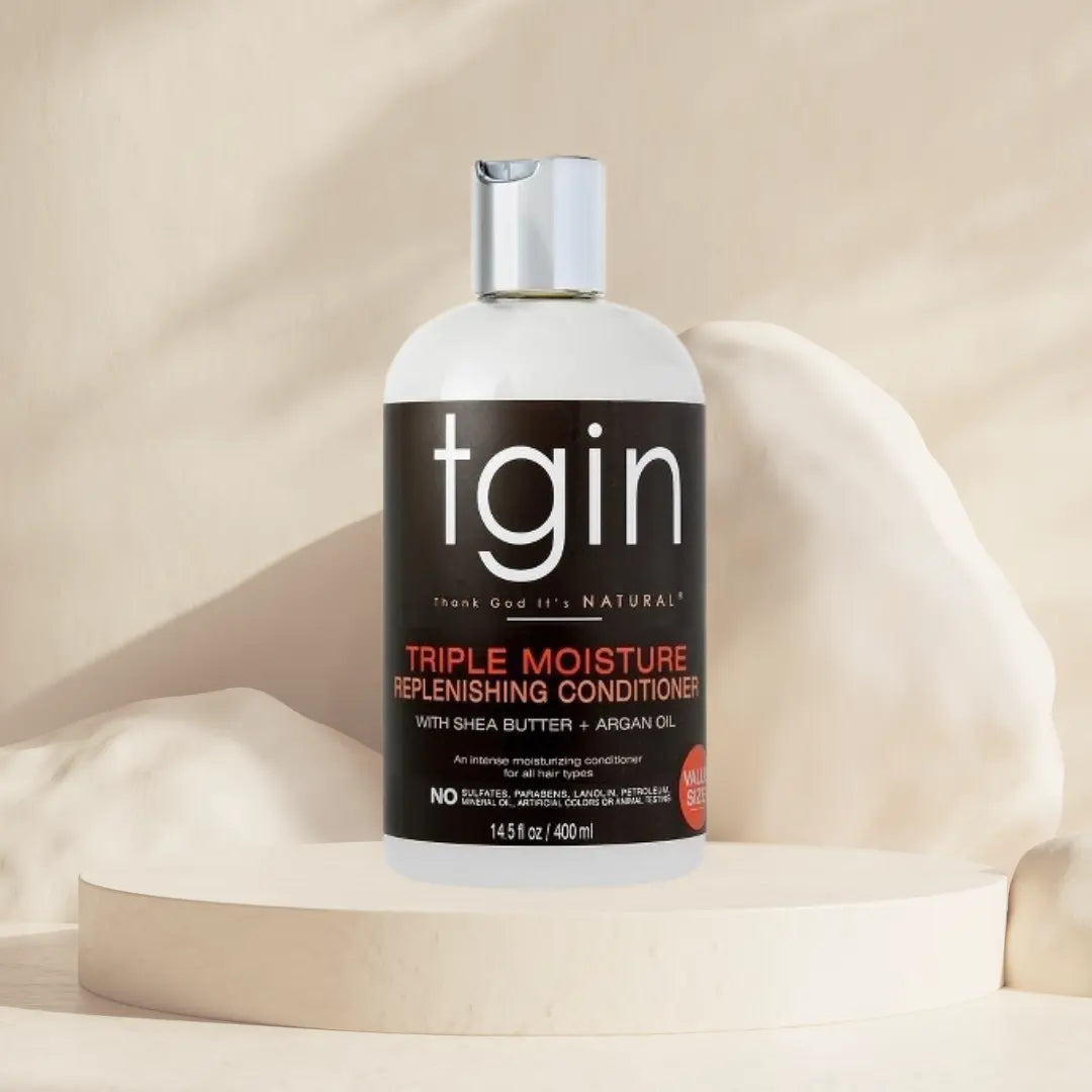 TGIN-Après-Shampoing Revitalisant Triple Moisture Argan Oil & Shea Butter 400ML TGIN