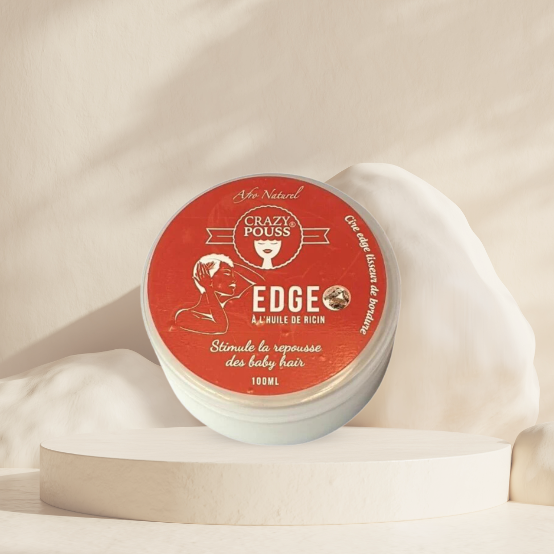 Gel Edge à l'Huile de Ricin Crazy Pouss - Afro Naturel